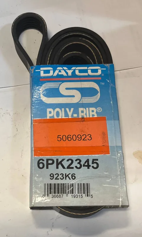 Snabb frakt Drivrem multirem GM 1991-2020 Ford 1982-2011, Dayco 6PK2345 , 923K6