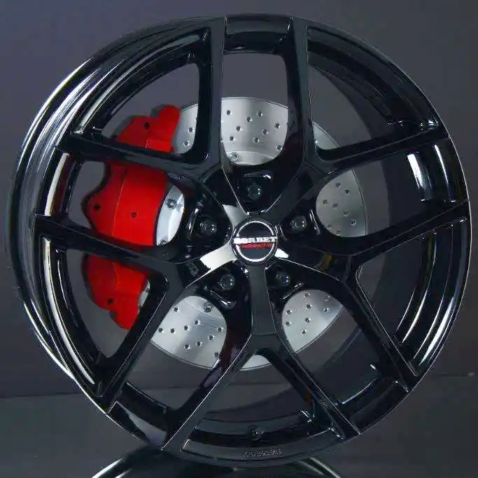 BORBET Y BLACK GLOSSY 7X16 Nedsatt pris