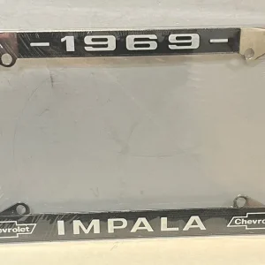 Expressleverans Nummerplåtsram kromad metall  For 1969 Chevy Impala