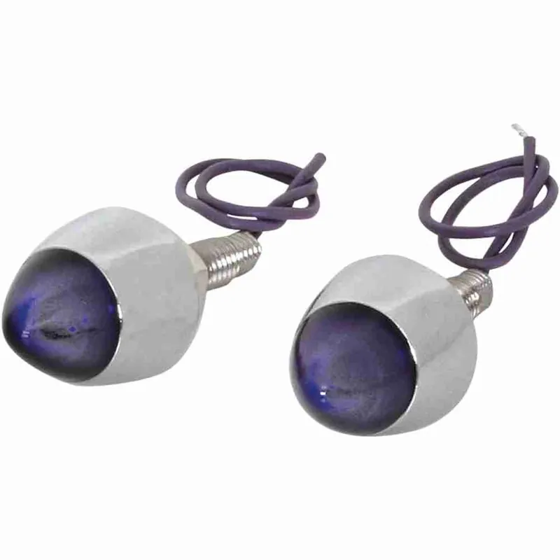 Bullet kromade 2 pack med lila belysning Reapris