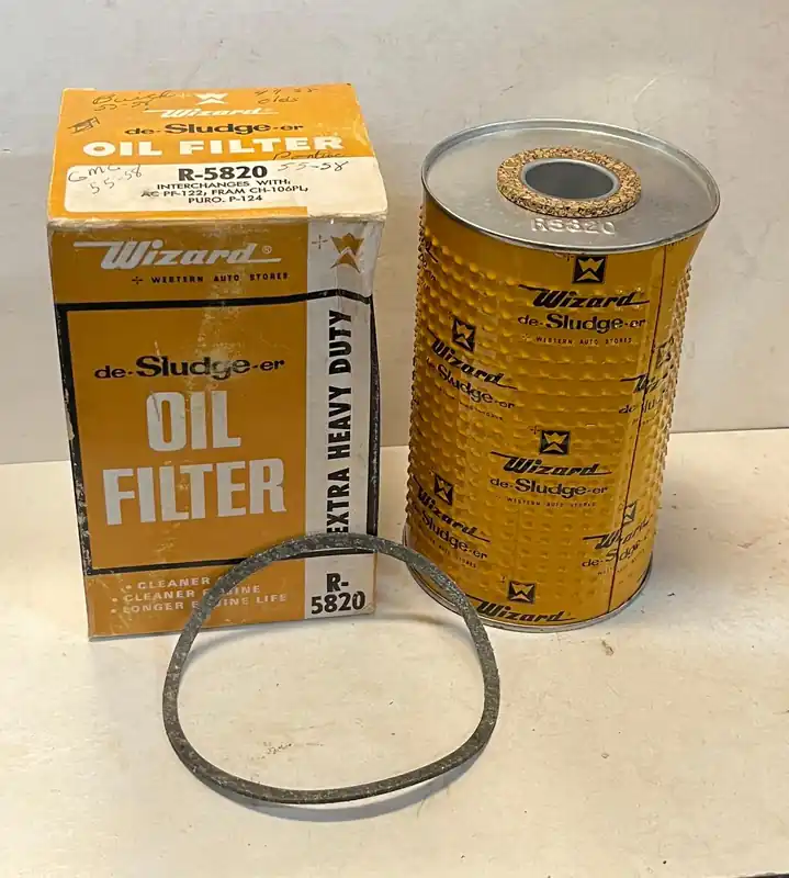 Populär Oljefilter Sludge slamfilter 16x10cm Buick 53-58, Olds 49-58 mfl WIZARD R-5820