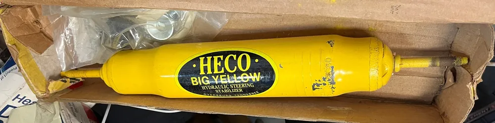 Begränsat antal PAR STÖTDÄMPARE – HECO “BIG YELLOW” HEAVY DUTY (NOS) Artikelnummer: 87335 | Se