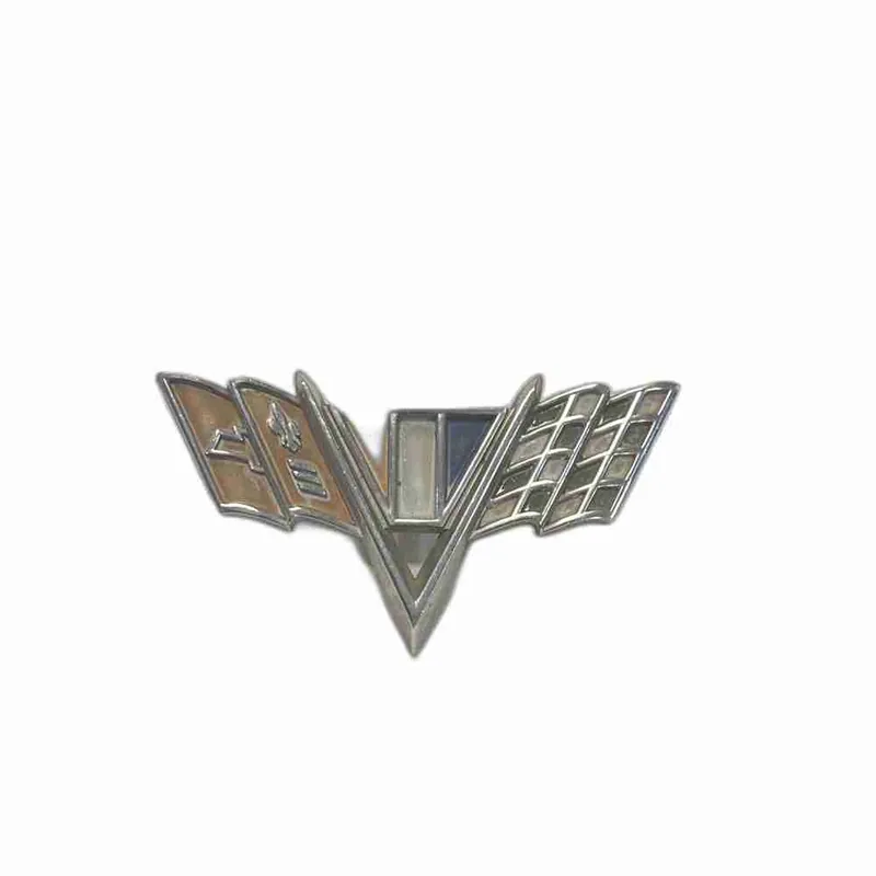 Begränsat erbjudande Emblem framskärm 1964-1967 Chevrolet Racing Crossed Flags
