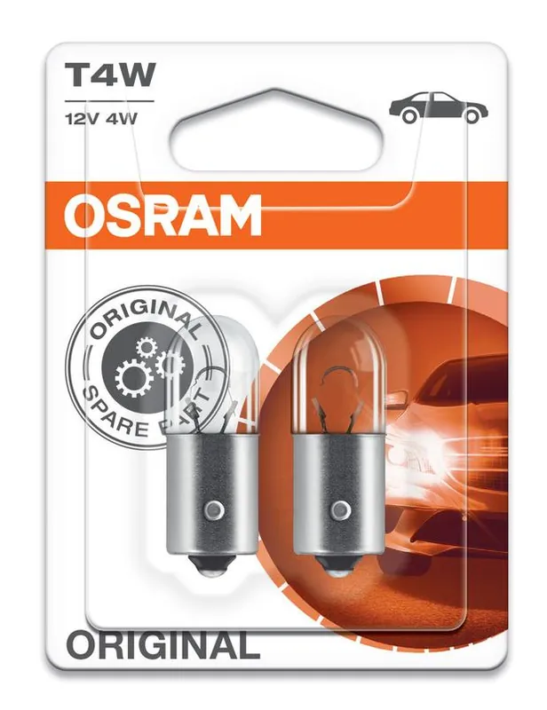 Snabb frakt Glödlampa T4W 12V 2-p
