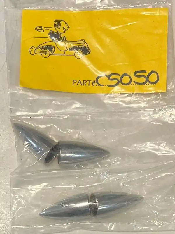Snabb leverans Luftnippelhattar Bullet kromade 4st