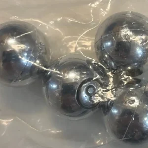 “8” Ball luftnippelhattar kromade (4-Pack) Lägg i varukorgen