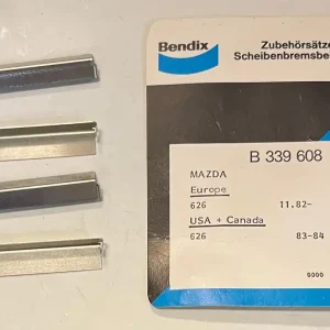 Tillbehörssats skivbromsbelägg Mazda 626 1982-1984 Trygg betalning
