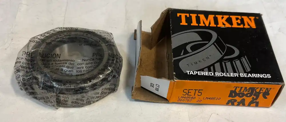 KONISKT HJULLAGER & LAGERBANA FRAMHJUL GM GMC 1971-09 Timken LM48548 , LM48510 Begränsad tid