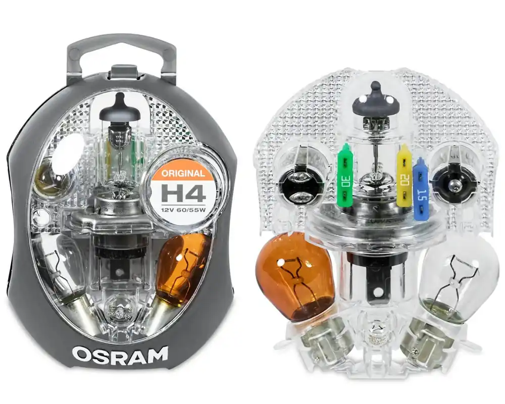 Osram H4 12V 60/55W Reservlampset , för en trygg resa Bästa pris
