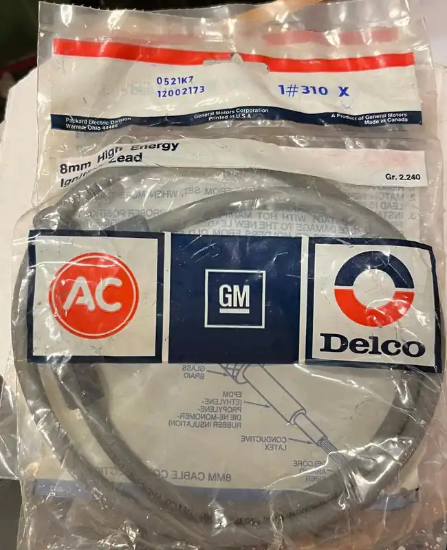 NOS: Tändkabel ACDelco 310X (12002173) – 8mm Erbjudande