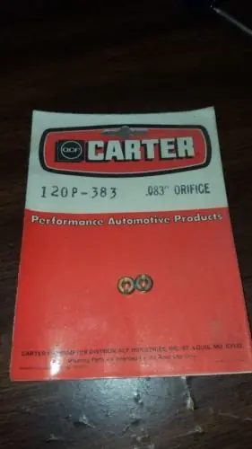 Lågt pris 1-par Huvudmunstycken .083″ – Carter AFB / Edelbrock (120P-383)