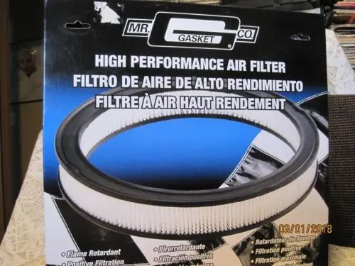 Nytt Luftfilter Mr. Gasket 6403 – 14″ x 3″ High Flow (V8) Billig