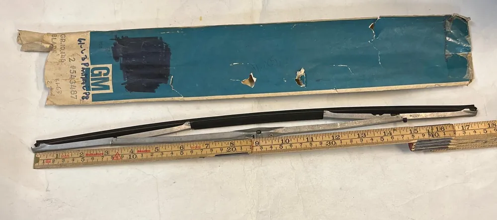 Rabatter Torkarblad 18″ Olds Pontiac 1961-63, Pontiac 1971-74 , # 543487 NOS