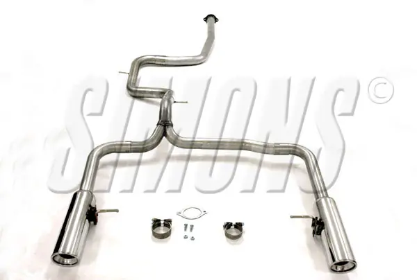 Outlet Avgassystem V70 Diesel 2WD 2*100