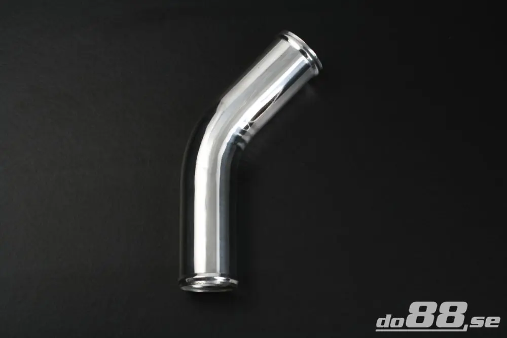 Premium Aluminiumrör 45 grader 2,75tum (70mm)