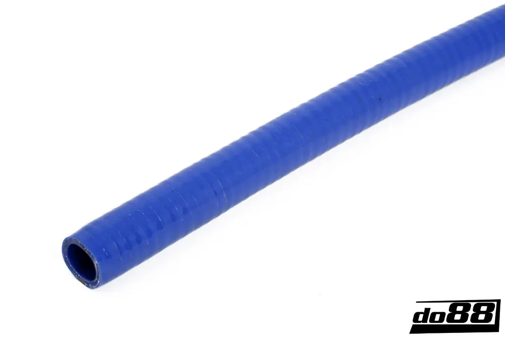 Silikonslang Blå Flexibel slät 1,18tum (30mm) I lager