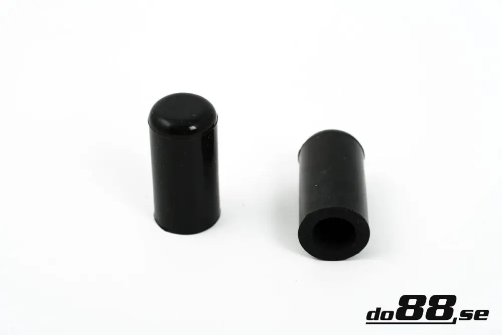 Snabb leverans Silikonhatt 8mm Svart