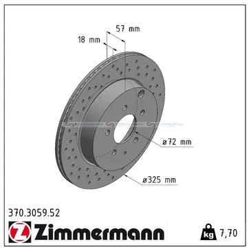 Snabb leverans Bromsskiva, Bakaxel — Bakaxel