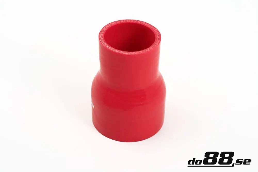 Silikonslang Röd reducering 2,25 - 3tum (57-76mm) Snabb leverans