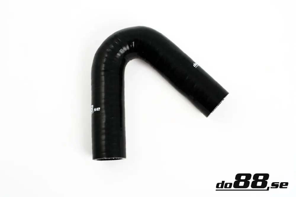 Silikonslang Svart 135 grader 1,25tum (32mm) Sista chansen