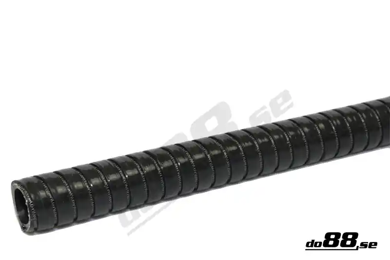 Silikonslang Svart Flexibel 0,75tum (19mm), 4 Meter Kundfavorit