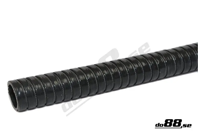 Billig Silikonslang Svart Flexibel 1,375tum (35mm)