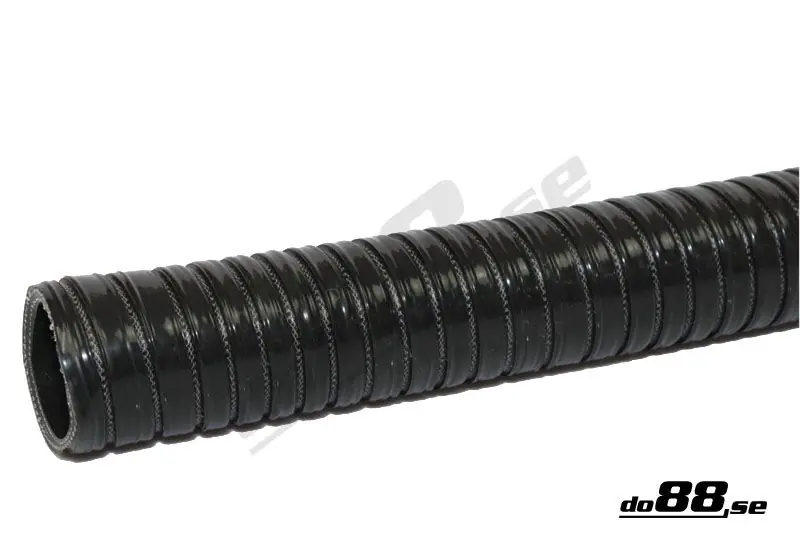 Silikonslang Svart Flexibel 1,75tum (45mm) Billigare