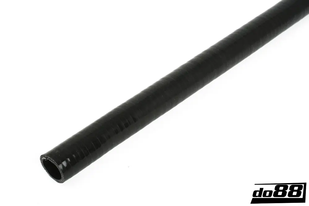 Silikonslang Svart Flexibel slät 1,0tum (25mm) Handla nu