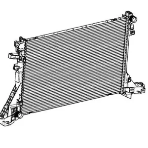Nyhet 2724 000P Kylare motorkylning