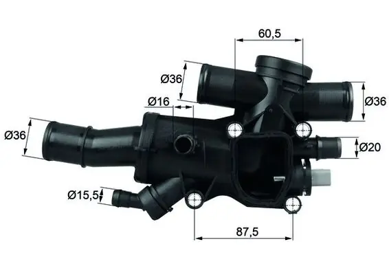 Populärt val 44 83 Termostat kylmedel