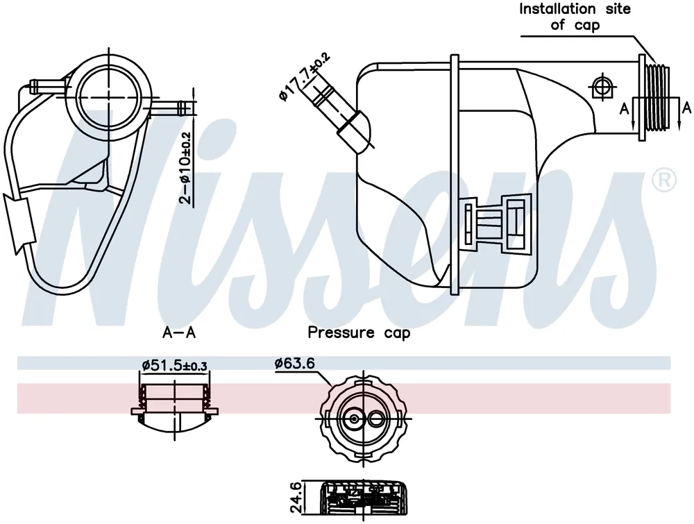 Expansionstank inkl lock, Daewoo Begränsat erbjudande