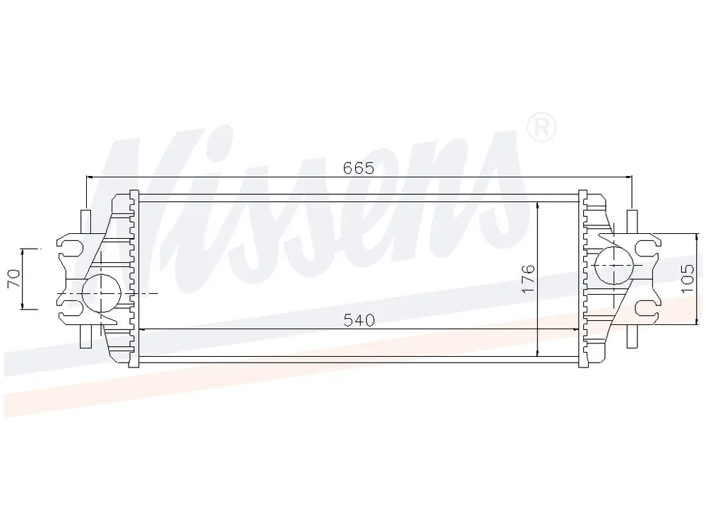 Laddluftkylare Opel Vivaro 1,9DCI/DTI 10/98- Outlet