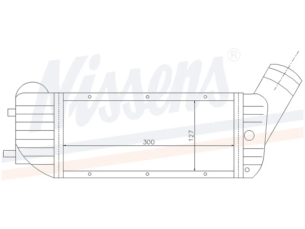 Handla nu Laddluftkylare Peugeot 307 2,0 HDI 03/01-11/02