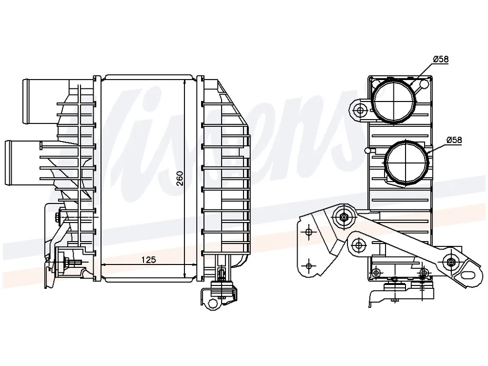 Rea Laddluftkylare Toyota Avensis II 07/00-