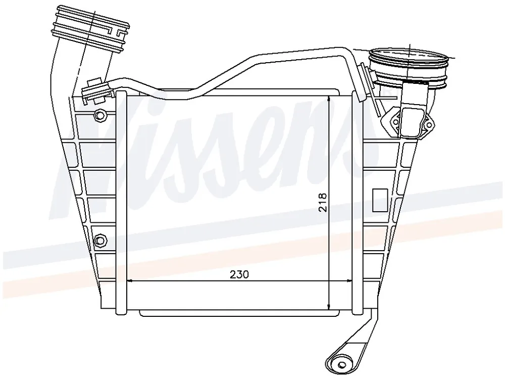 Laddluftkylare VW Phaeton 5,0 TDI V10 12/02- Rabatt